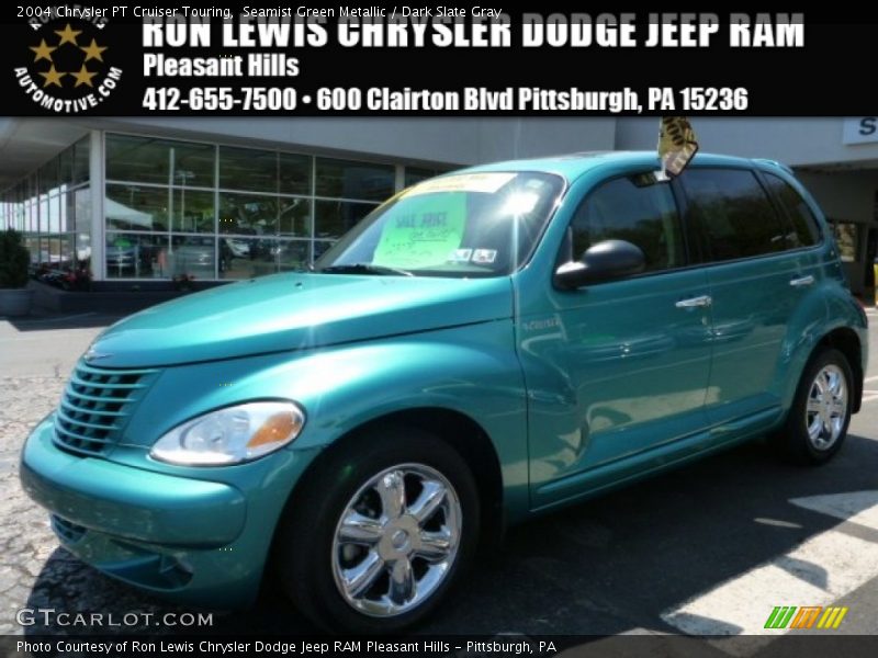 Seamist Green Metallic / Dark Slate Gray 2004 Chrysler PT Cruiser Touring