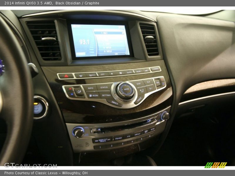 Black Obsidian / Graphite 2014 Infiniti QX60 3.5 AWD