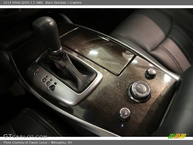 Black Obsidian / Graphite 2014 Infiniti QX60 3.5 AWD