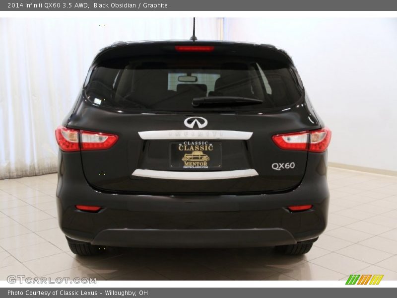 Black Obsidian / Graphite 2014 Infiniti QX60 3.5 AWD