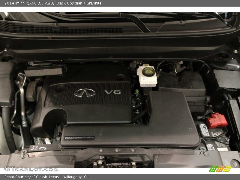 Black Obsidian / Graphite 2014 Infiniti QX60 3.5 AWD