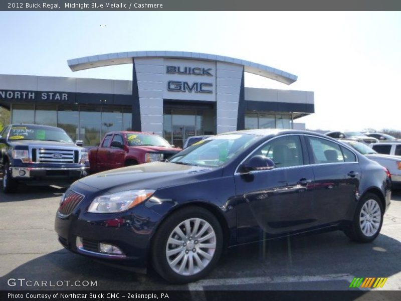 Midnight Blue Metallic / Cashmere 2012 Buick Regal