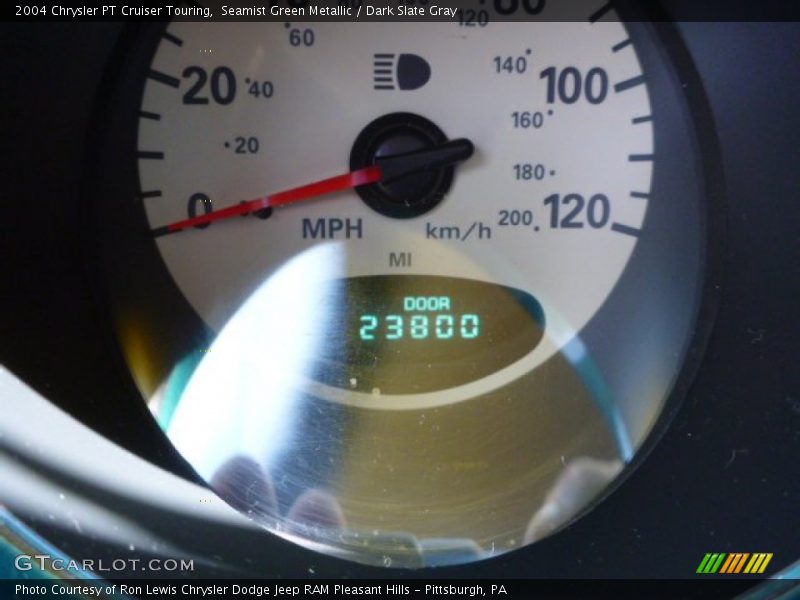 Seamist Green Metallic / Dark Slate Gray 2004 Chrysler PT Cruiser Touring