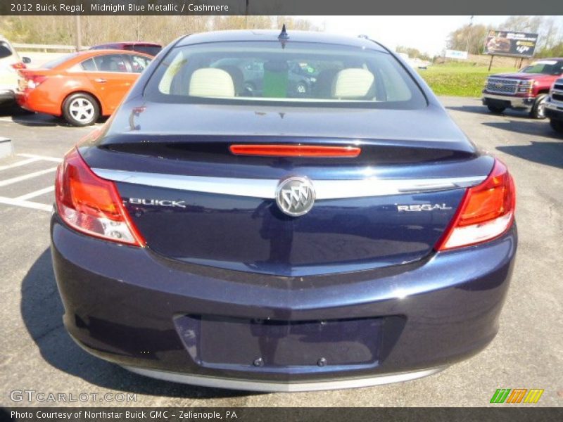 Midnight Blue Metallic / Cashmere 2012 Buick Regal