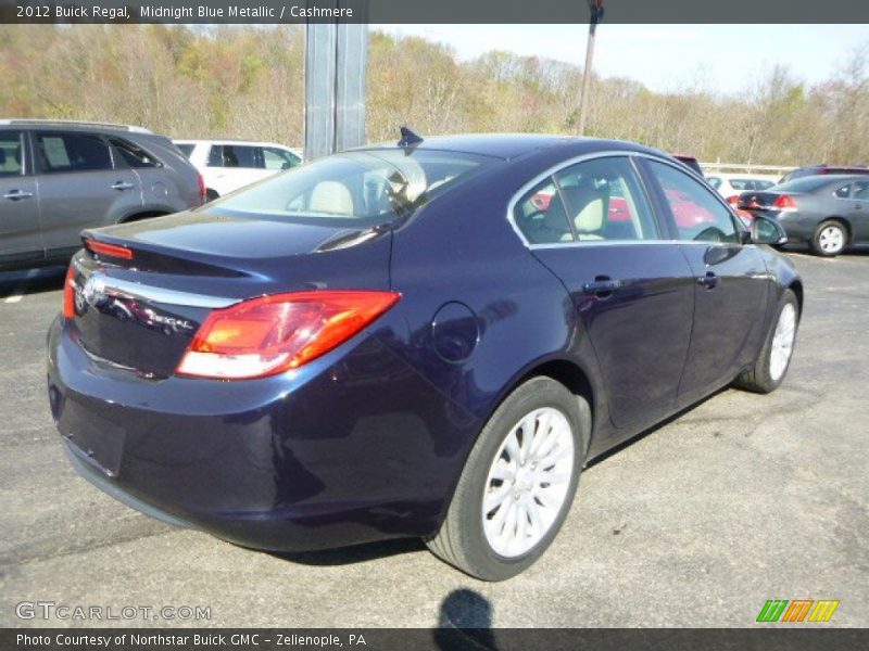 Midnight Blue Metallic / Cashmere 2012 Buick Regal