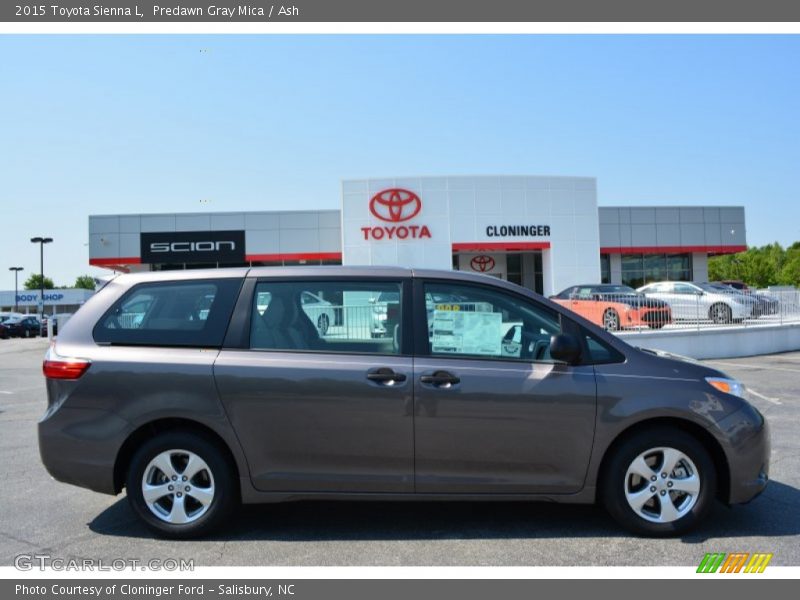 Predawn Gray Mica / Ash 2015 Toyota Sienna L