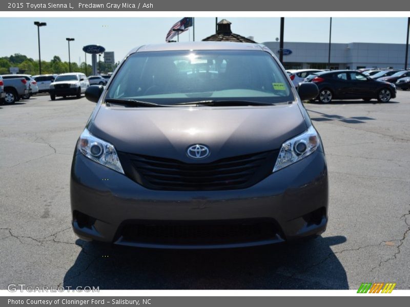 Predawn Gray Mica / Ash 2015 Toyota Sienna L