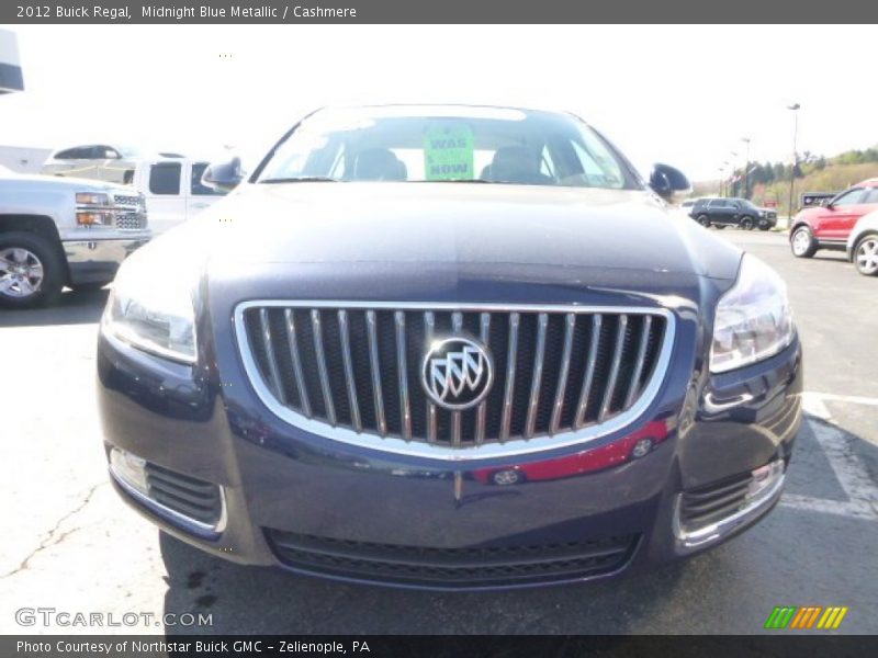 Midnight Blue Metallic / Cashmere 2012 Buick Regal