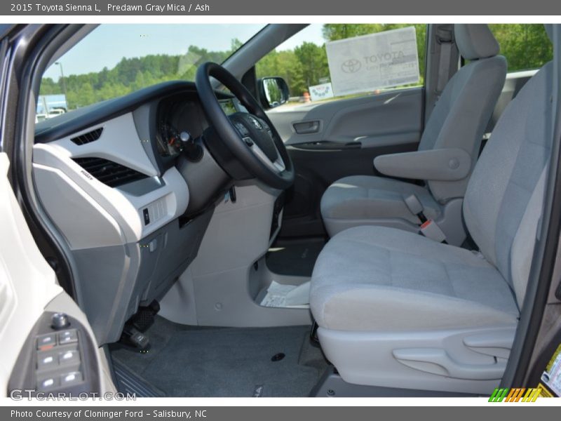 Predawn Gray Mica / Ash 2015 Toyota Sienna L