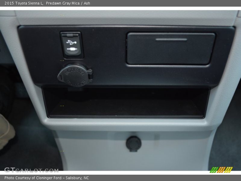 Predawn Gray Mica / Ash 2015 Toyota Sienna L
