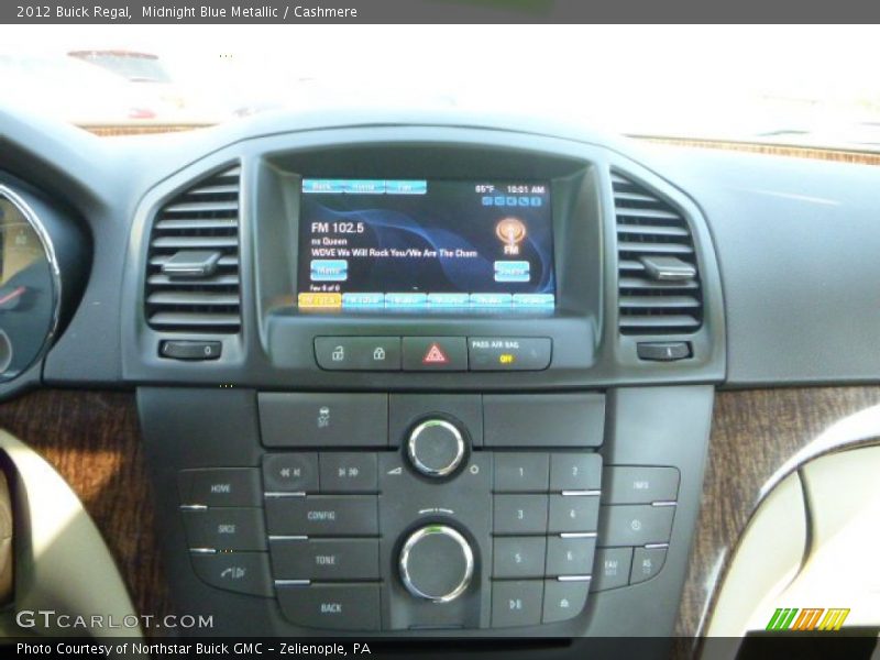 Midnight Blue Metallic / Cashmere 2012 Buick Regal