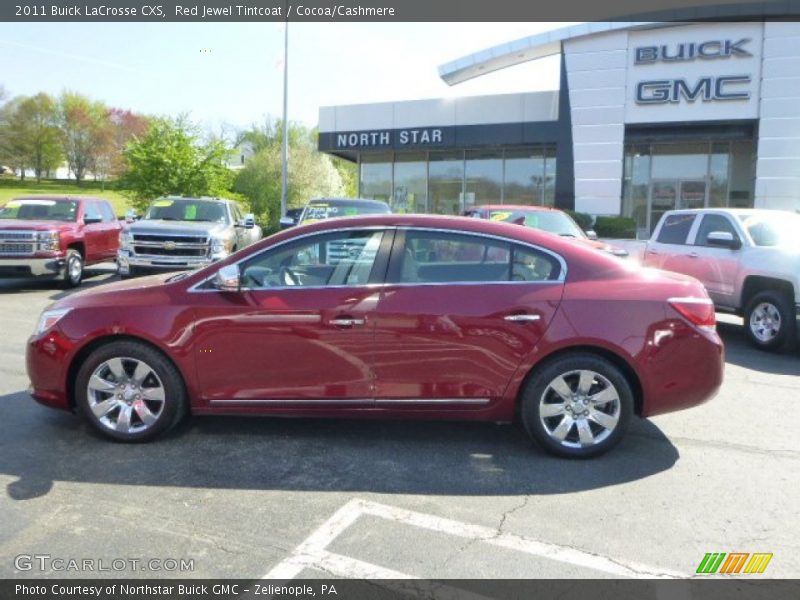 Red Jewel Tintcoat / Cocoa/Cashmere 2011 Buick LaCrosse CXS