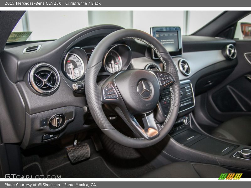 Cirrus White / Black 2015 Mercedes-Benz CLA 250