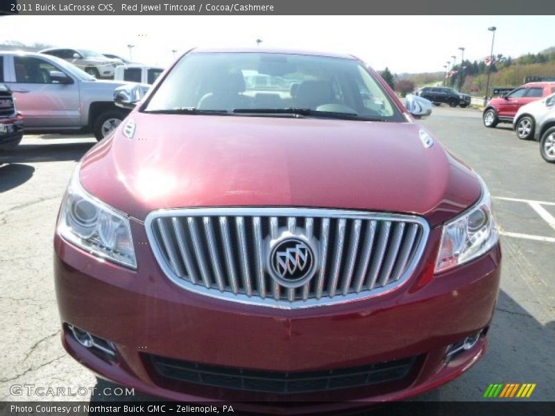 Red Jewel Tintcoat / Cocoa/Cashmere 2011 Buick LaCrosse CXS