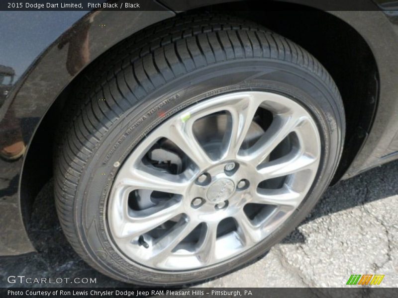 Pitch Black / Black 2015 Dodge Dart Limited