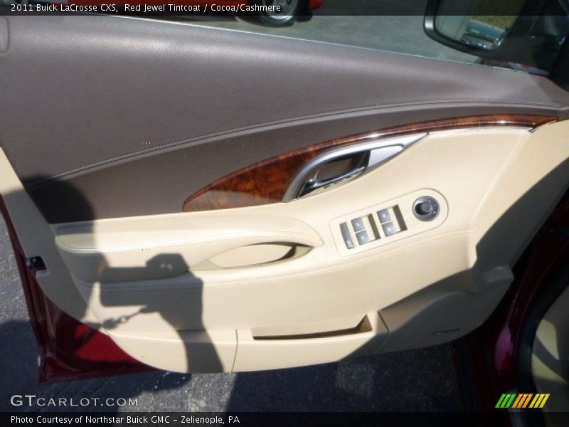 Red Jewel Tintcoat / Cocoa/Cashmere 2011 Buick LaCrosse CXS