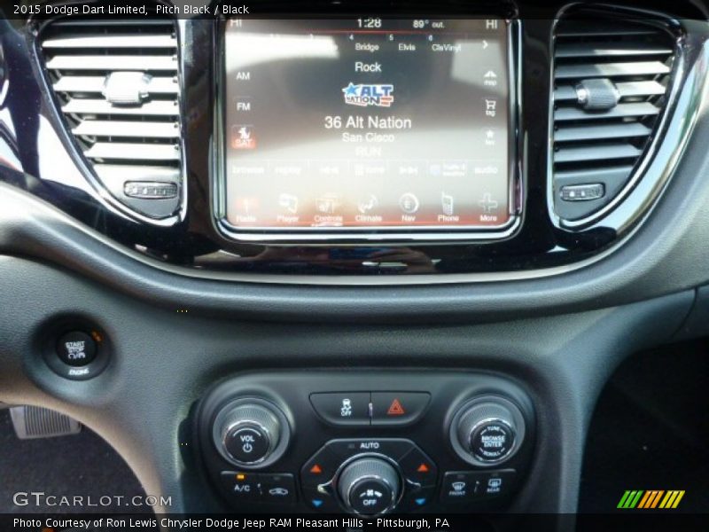 Pitch Black / Black 2015 Dodge Dart Limited