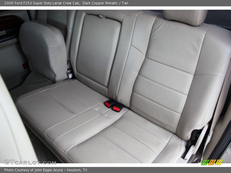 Dark Copper Metallic / Tan 2006 Ford F250 Super Duty Lariat Crew Cab