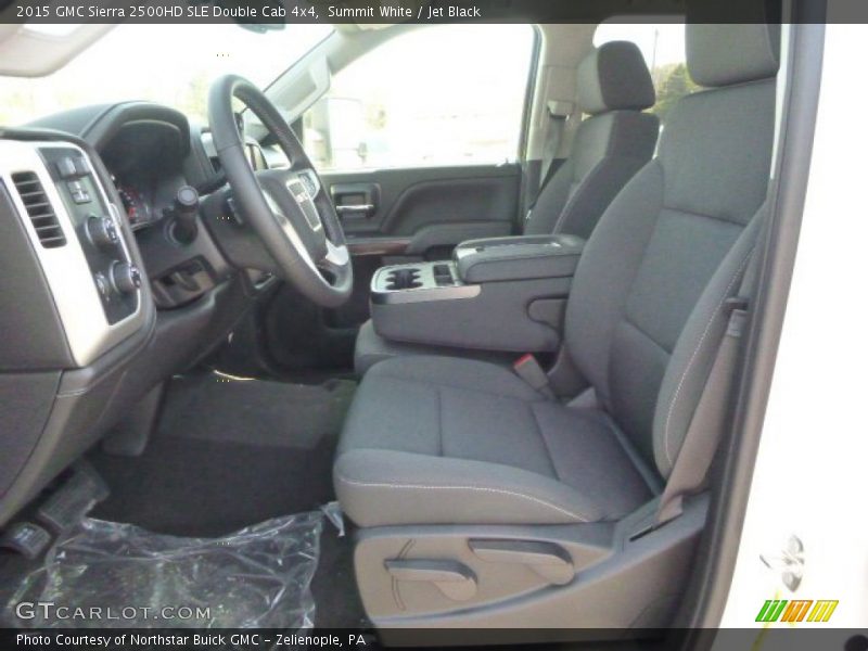 Summit White / Jet Black 2015 GMC Sierra 2500HD SLE Double Cab 4x4