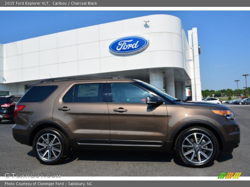 Caribou / Charcoal Black 2015 Ford Explorer XLT