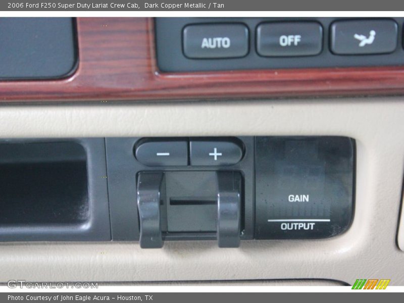 Dark Copper Metallic / Tan 2006 Ford F250 Super Duty Lariat Crew Cab