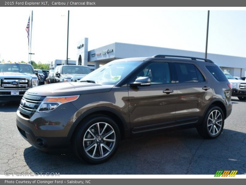 Caribou / Charcoal Black 2015 Ford Explorer XLT