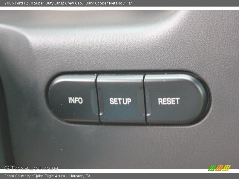 Dark Copper Metallic / Tan 2006 Ford F250 Super Duty Lariat Crew Cab