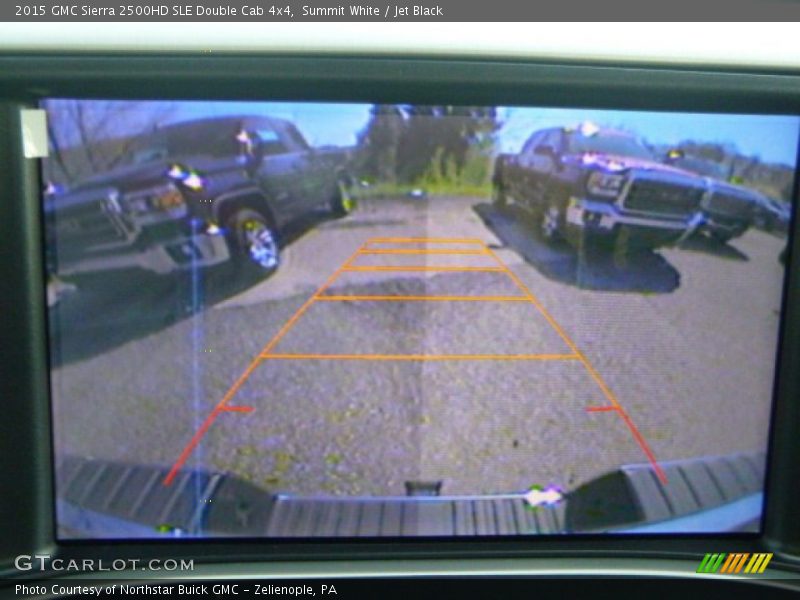 Summit White / Jet Black 2015 GMC Sierra 2500HD SLE Double Cab 4x4