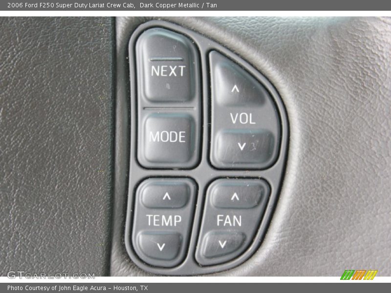 Dark Copper Metallic / Tan 2006 Ford F250 Super Duty Lariat Crew Cab