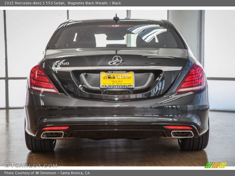 Magnetite Black Metallic / Black 2015 Mercedes-Benz S 550 Sedan