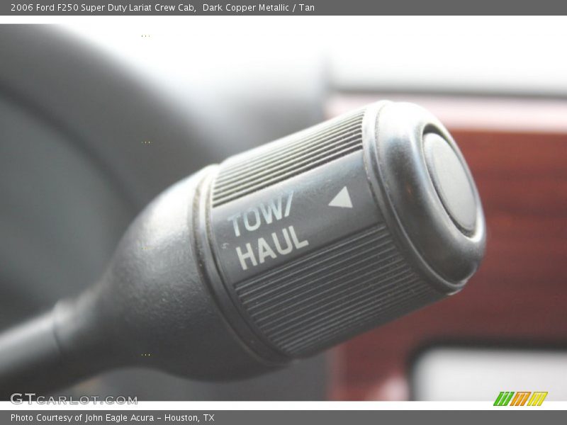 Dark Copper Metallic / Tan 2006 Ford F250 Super Duty Lariat Crew Cab