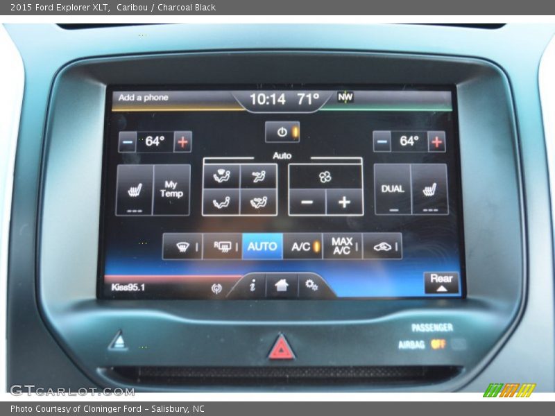 Caribou / Charcoal Black 2015 Ford Explorer XLT