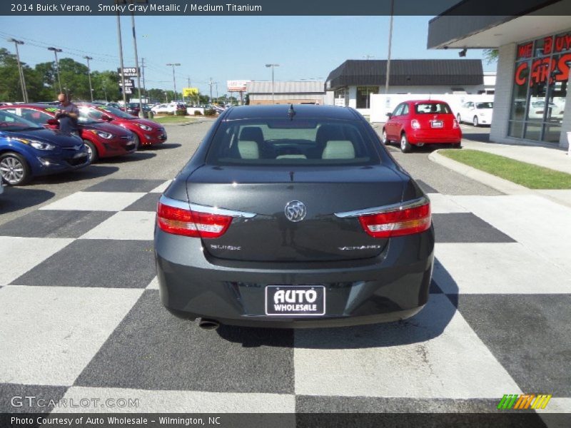 Smoky Gray Metallic / Medium Titanium 2014 Buick Verano