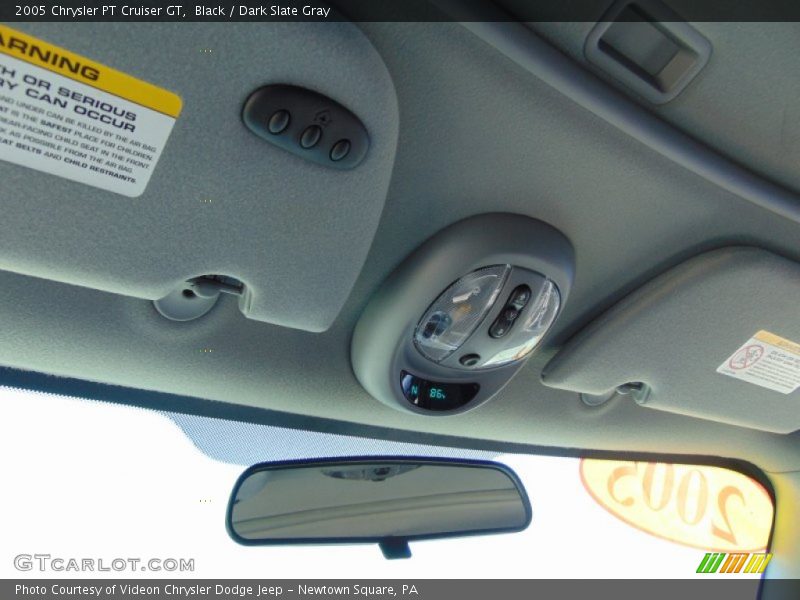 Black / Dark Slate Gray 2005 Chrysler PT Cruiser GT
