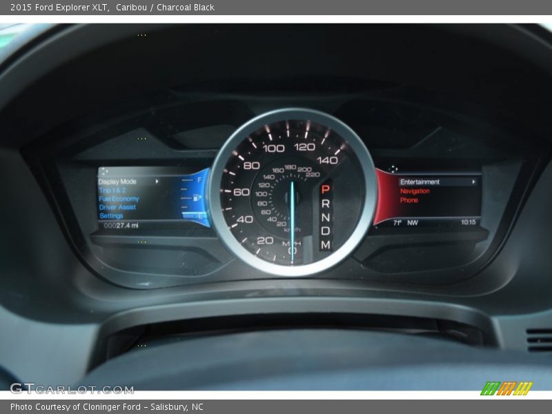 Caribou / Charcoal Black 2015 Ford Explorer XLT