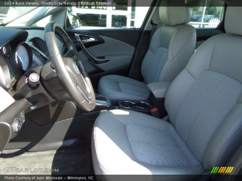 Smoky Gray Metallic / Medium Titanium 2014 Buick Verano