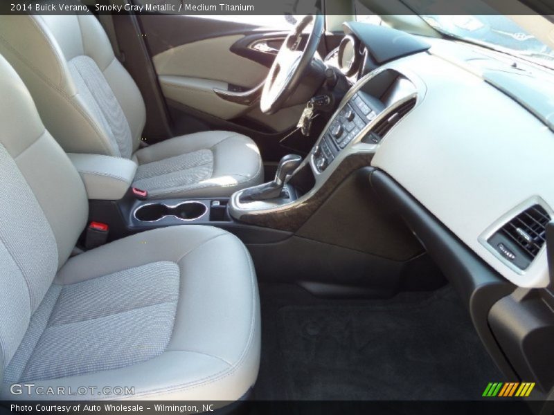 Smoky Gray Metallic / Medium Titanium 2014 Buick Verano