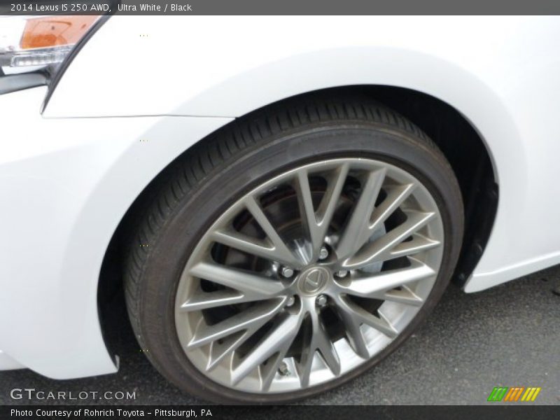 Ultra White / Black 2014 Lexus IS 250 AWD
