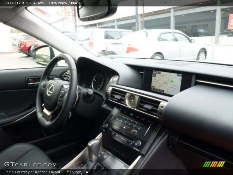 Ultra White / Black 2014 Lexus IS 250 AWD