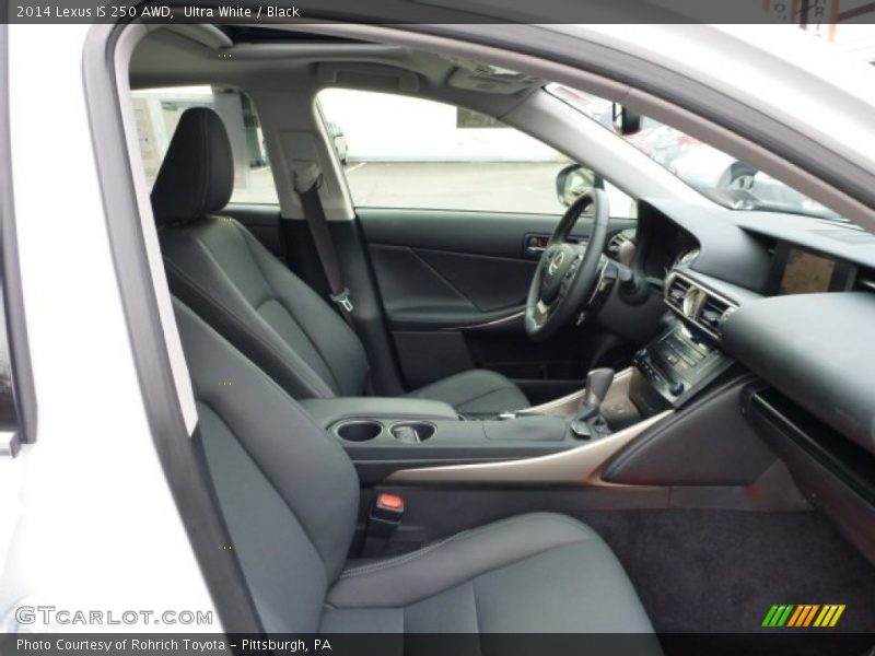 Ultra White / Black 2014 Lexus IS 250 AWD