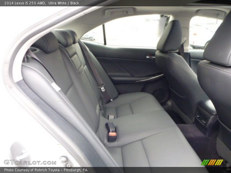Ultra White / Black 2014 Lexus IS 250 AWD
