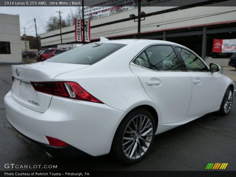 Ultra White / Black 2014 Lexus IS 250 AWD