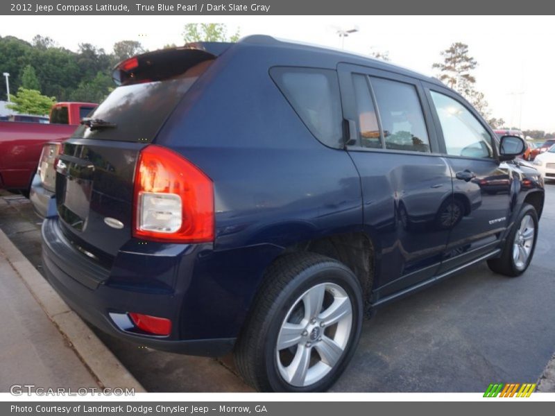 True Blue Pearl / Dark Slate Gray 2012 Jeep Compass Latitude