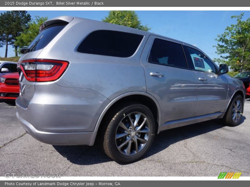 Billet Silver Metallic / Black 2015 Dodge Durango SXT