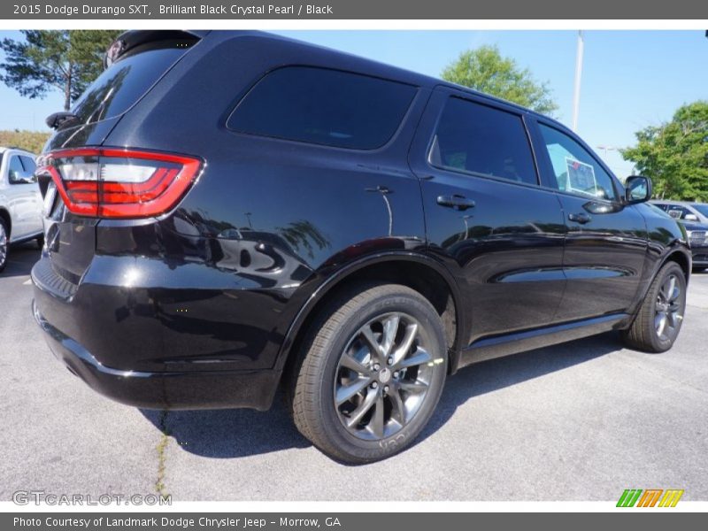 Brilliant Black Crystal Pearl / Black 2015 Dodge Durango SXT