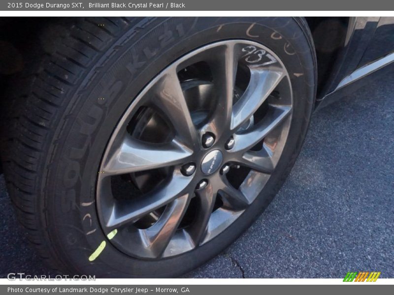 Brilliant Black Crystal Pearl / Black 2015 Dodge Durango SXT