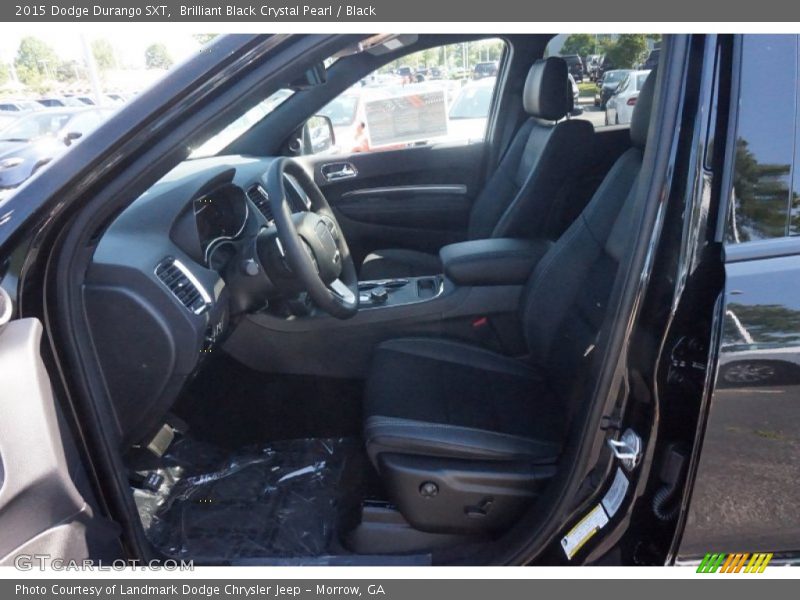 Brilliant Black Crystal Pearl / Black 2015 Dodge Durango SXT