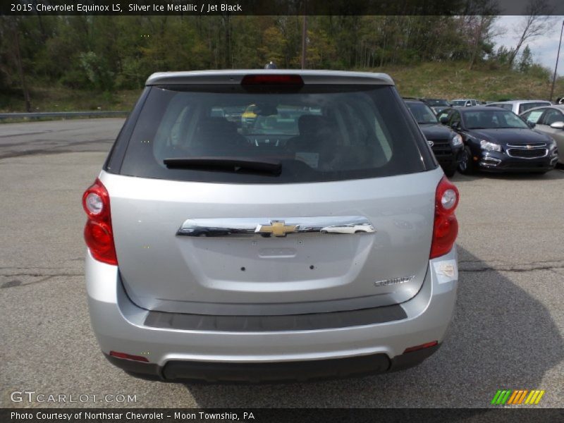 Silver Ice Metallic / Jet Black 2015 Chevrolet Equinox LS