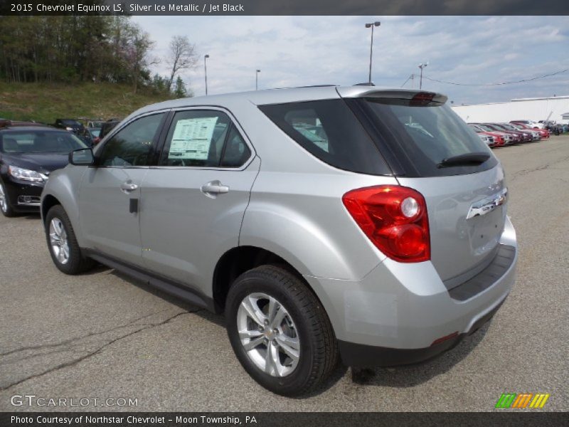 Silver Ice Metallic / Jet Black 2015 Chevrolet Equinox LS