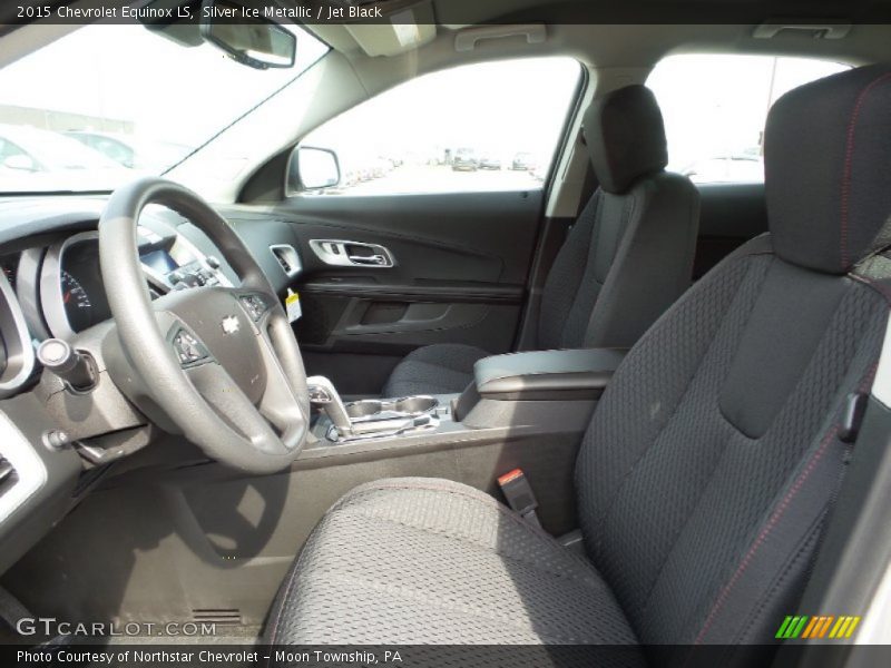 Silver Ice Metallic / Jet Black 2015 Chevrolet Equinox LS